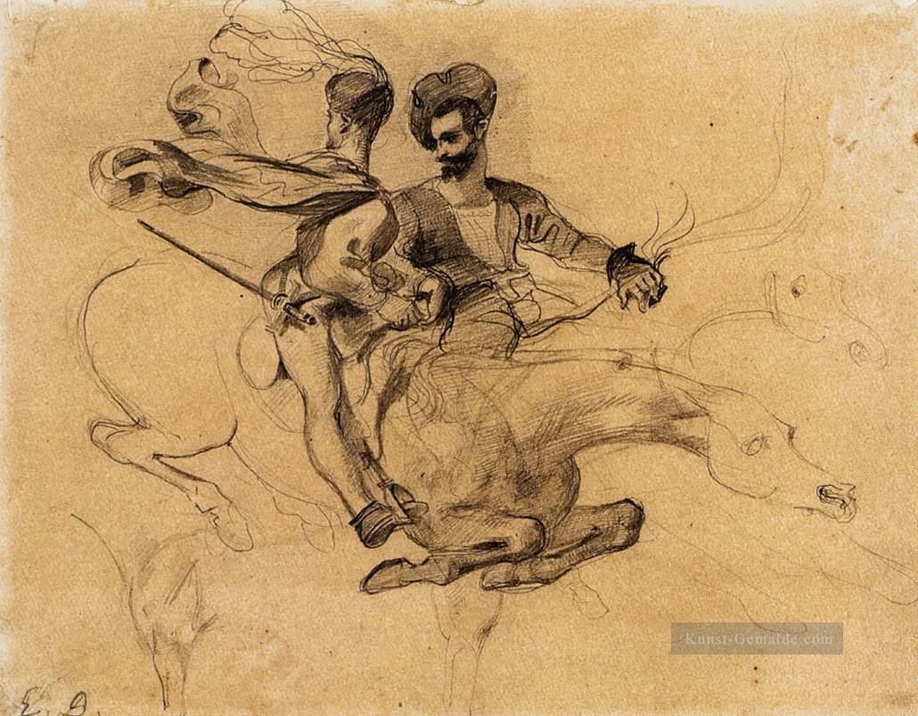 Illustration für Goethes Faust romantische Eugene Delacroix Ölgemälde